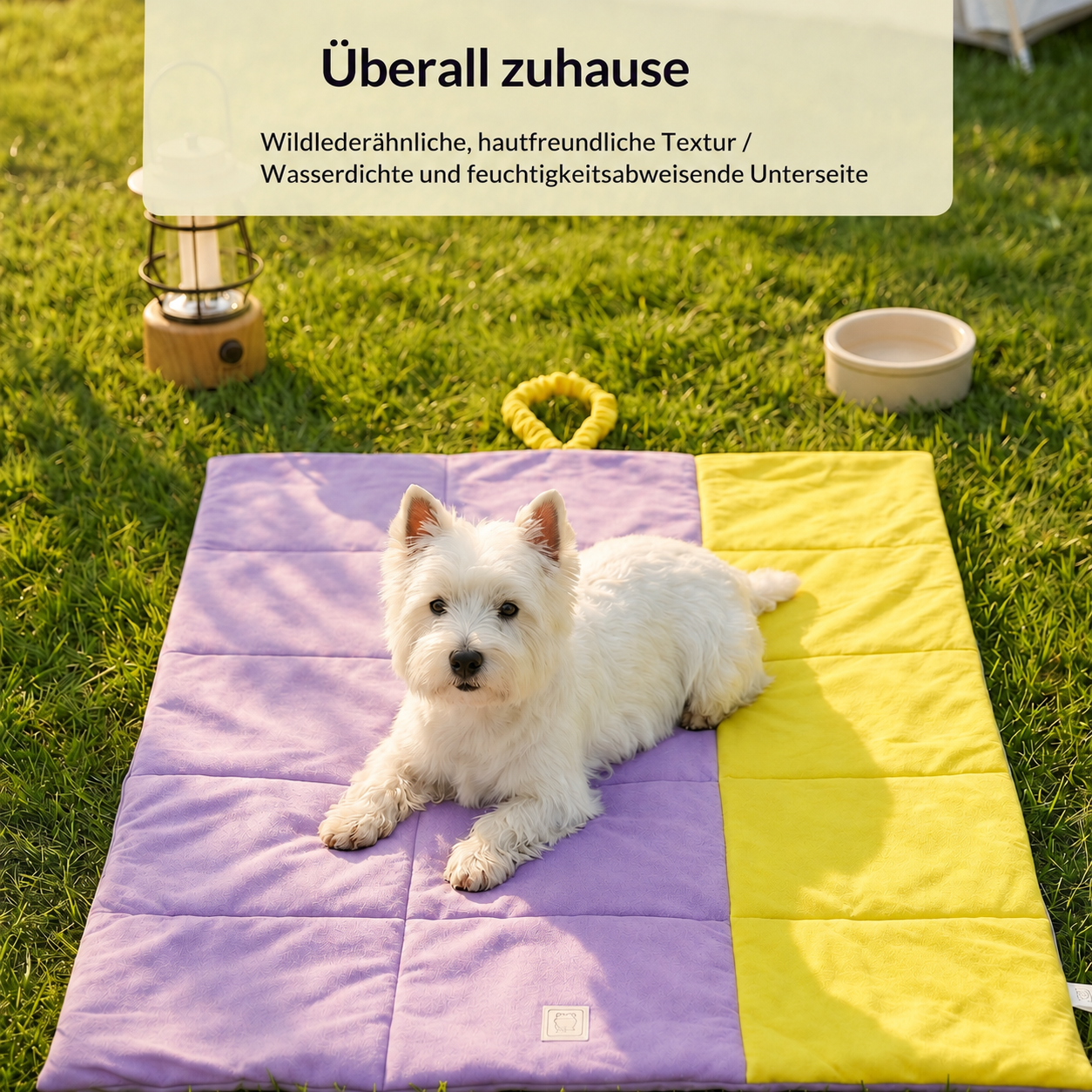 SOMMERLIEB Haustier-Reisedecke – Auto-Rückbank, Outdoor & Zuhause
