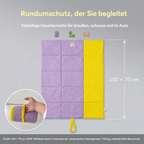 SOMMERLIEB Haustier-Reisedecke – Auto-Rückbank, Outdoor & Zuhause
