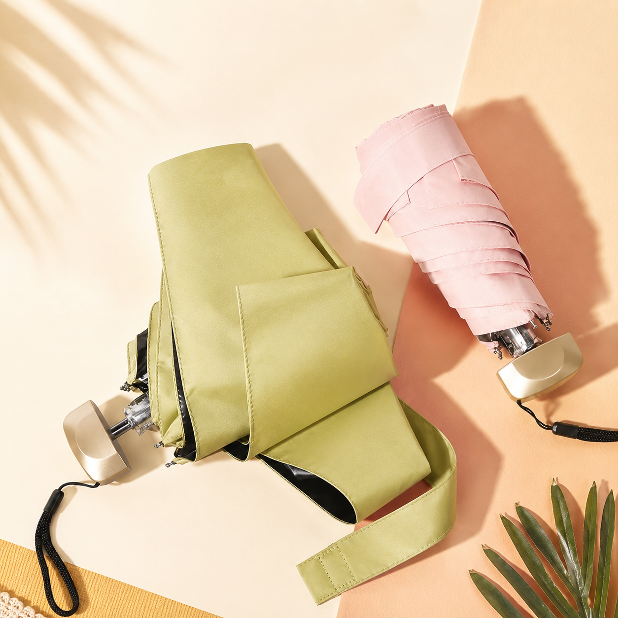SOMMERLIEB Mini-Taschenschirm – UV-Schutz, faltbar für Sonne & Regen