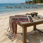SOMMERLIEB Boho Brillenband 3er-Set – Ethno-Style aus Baumwolle