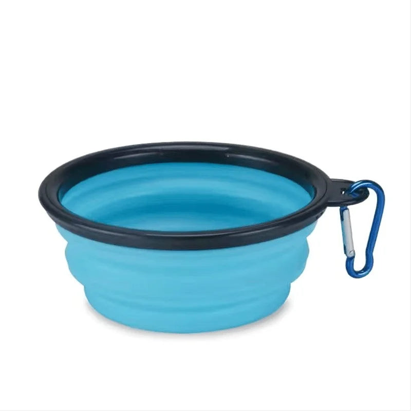 SOMMERLIEB Faltbarer Hunde-Wassernapf mit Karabiner