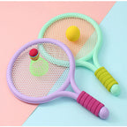SOMMERLIEB Kinder-Schläger-Set – Tennis & Badminton 4-teilig