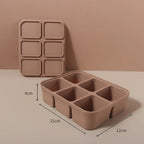 SOMMERLIEB Premium Silikon-Eiswürfelform mit Deckel