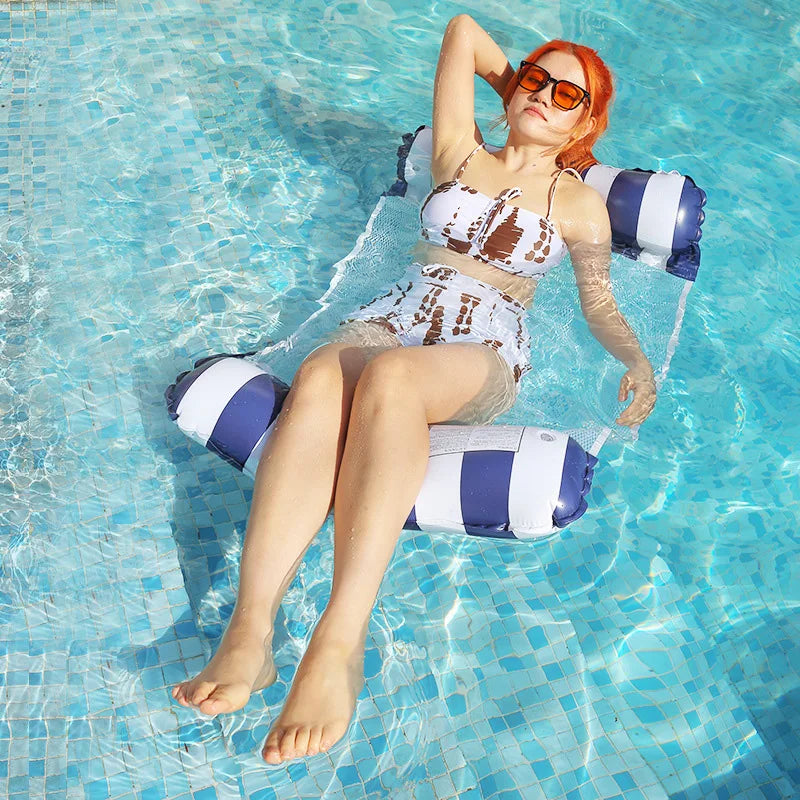 SOMMERLIEB Pool-Lounger 4-in-1 mit Mesh-Sitzfläche