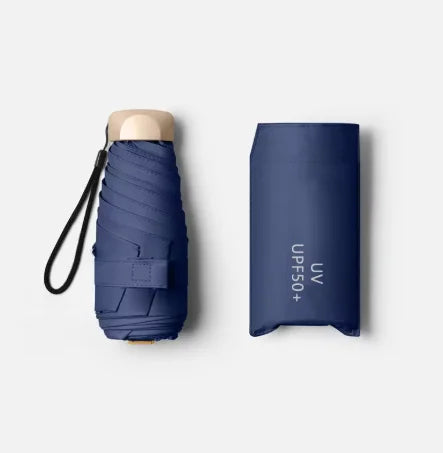 SOMMERLIEB Mini-Taschenschirm – UV-Schutz, faltbar für Sonne & Regen