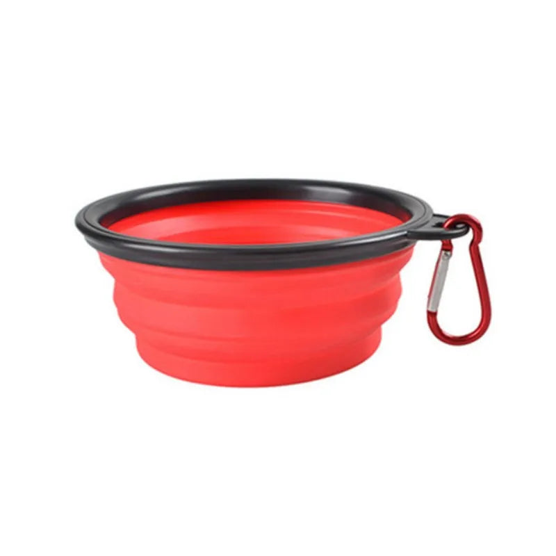 SOMMERLIEB Faltbarer Hunde-Wassernapf mit Karabiner