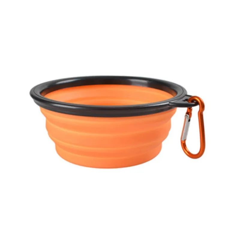 SOMMERLIEB Faltbarer Hunde-Wassernapf mit Karabiner