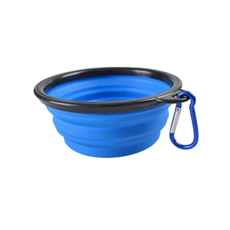SOMMERLIEB Faltbarer Hunde-Wassernapf mit Karabiner