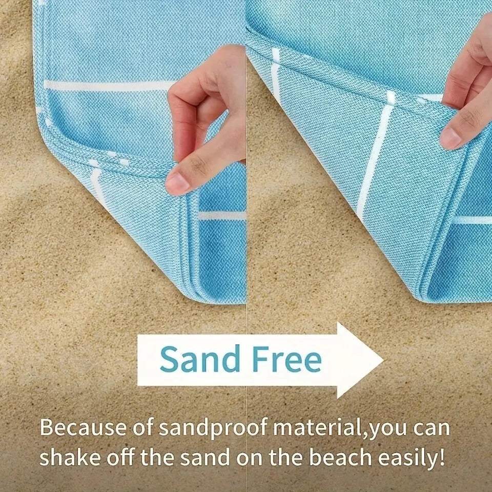 SOMMERLIEB XL Strandtuch 100×180 cm – Türkisches Peshtemal