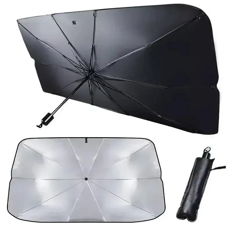 SOMMERLIEB Auto-Sonnenschutz Windschutzscheibe – faltbar, UV- & Hitzeschutz