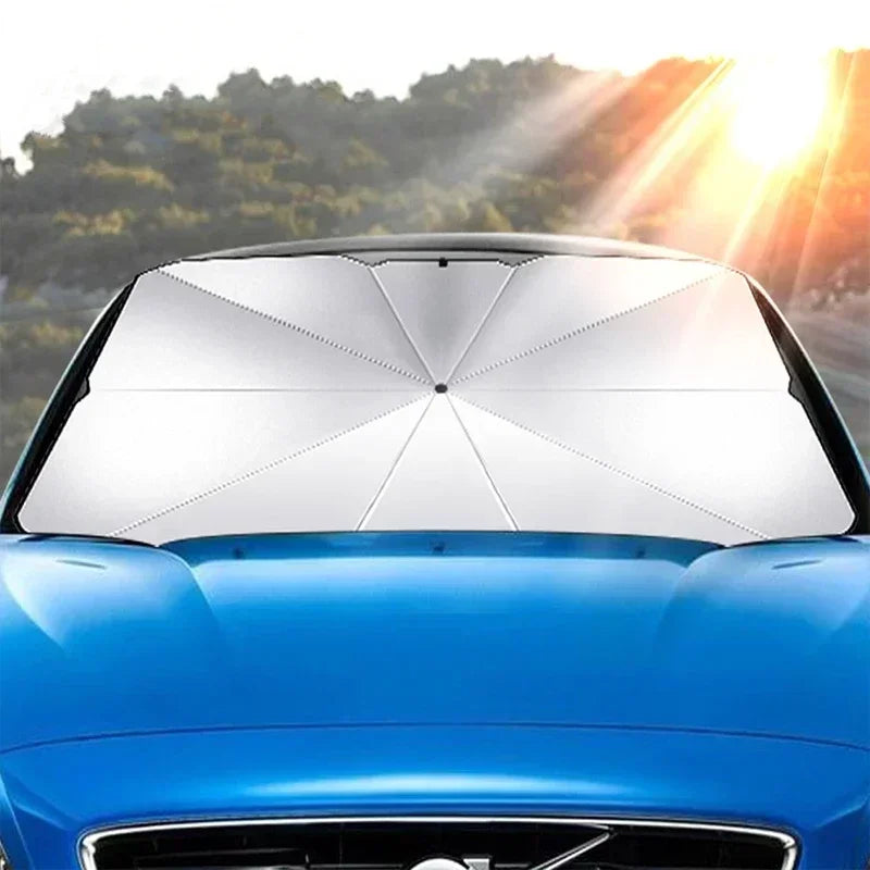 SOMMERLIEB Auto-Sonnenschutz Windschutzscheibe – faltbar, UV- & Hitzeschutz