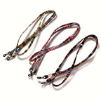 SOMMERLIEB Boho Brillenband 3er-Set – Ethno-Style aus Baumwolle