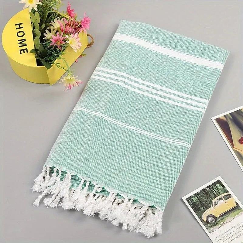 SOMMERLIEB XL Strandtuch 100×180 cm – Türkisches Peshtemal