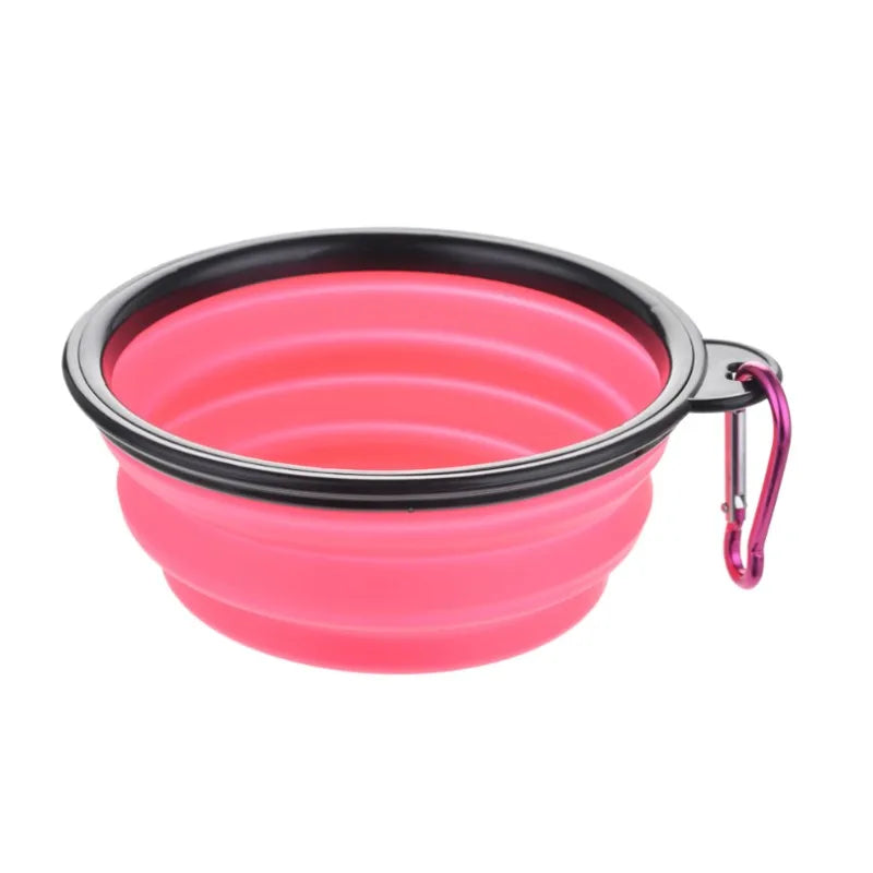 SOMMERLIEB Faltbarer Hunde-Wassernapf mit Karabiner