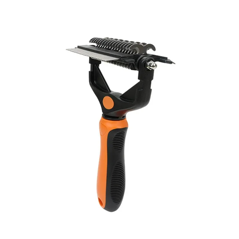 3-in-1 Fellpflege-Bürste für Hunde & Katzen – Unterwollbürste & Entfilzungstool
