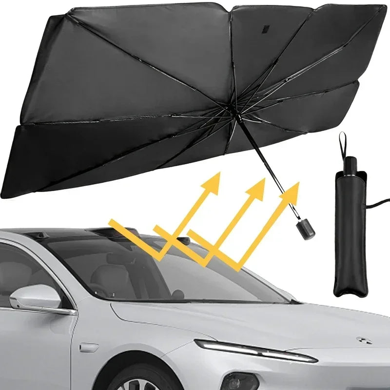SOMMERLIEB Auto-Sonnenschutz Windschutzscheibe – faltbar, UV- & Hitzeschutz
