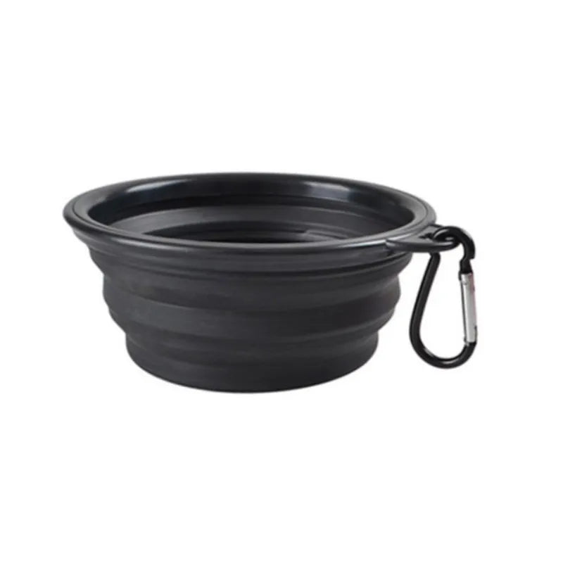 SOMMERLIEB Faltbarer Hunde-Wassernapf mit Karabiner