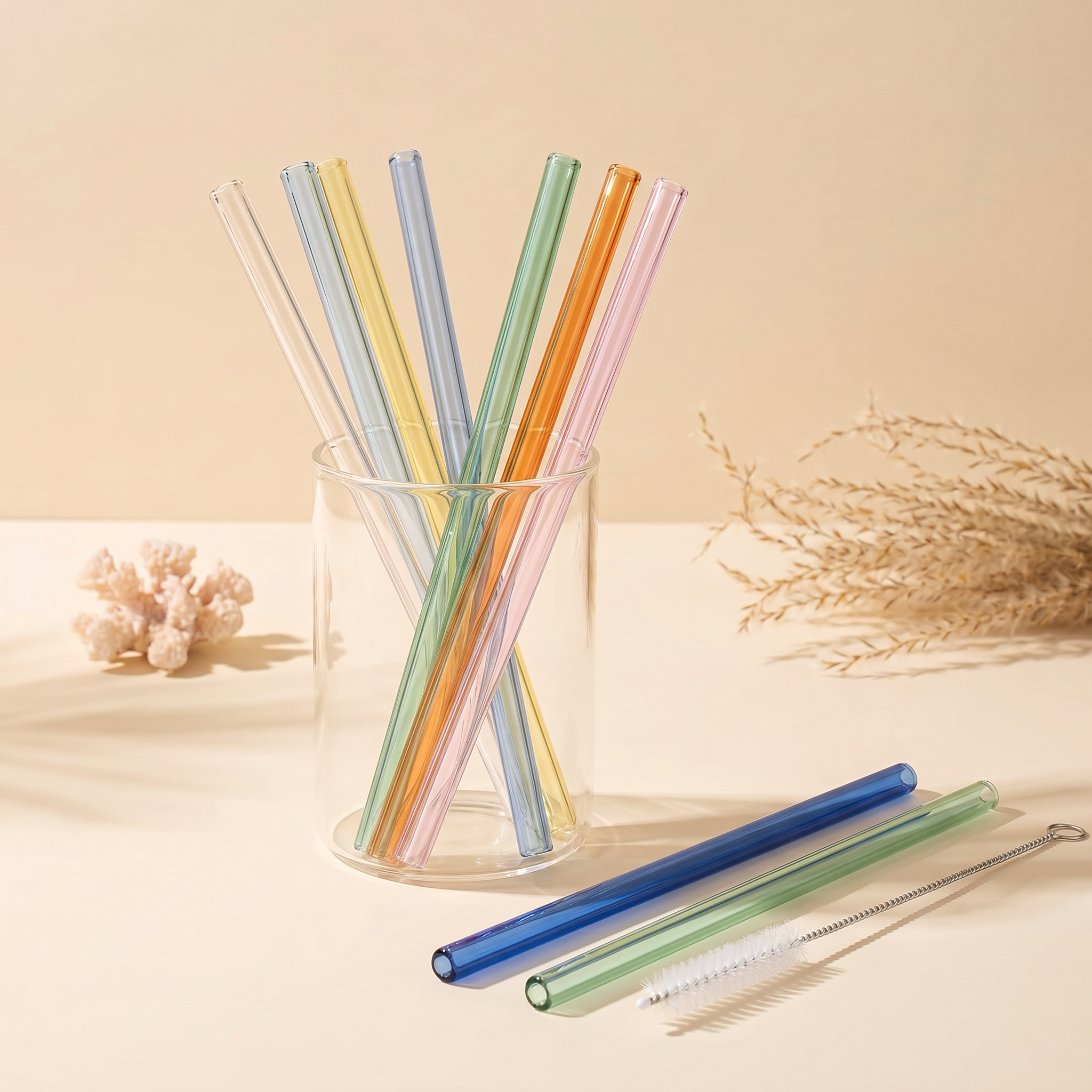 Glasstrohhalme 8er-Set